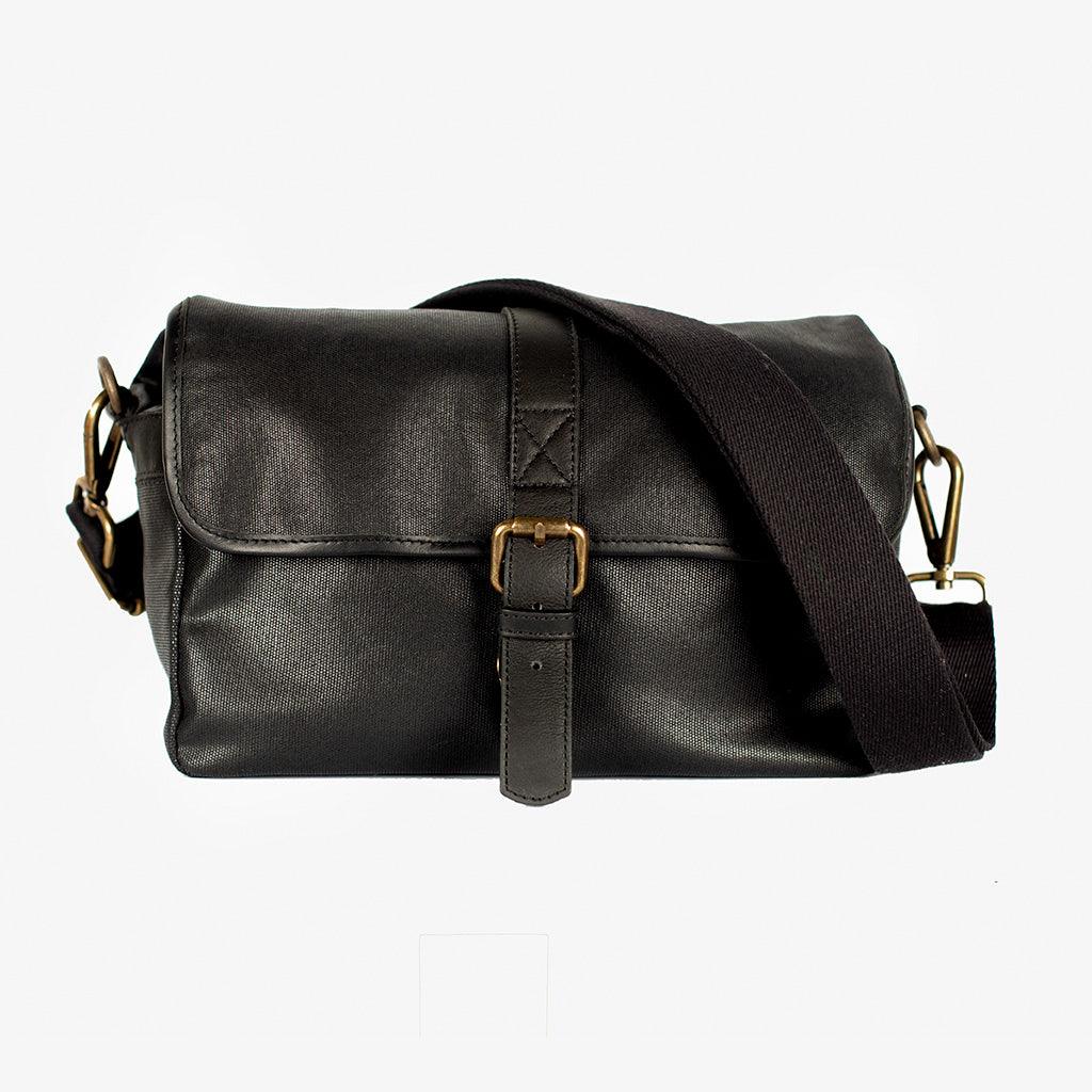 París Black Waxed Canvas Camera Bag - Handmade Bronkey Premium Goods ®